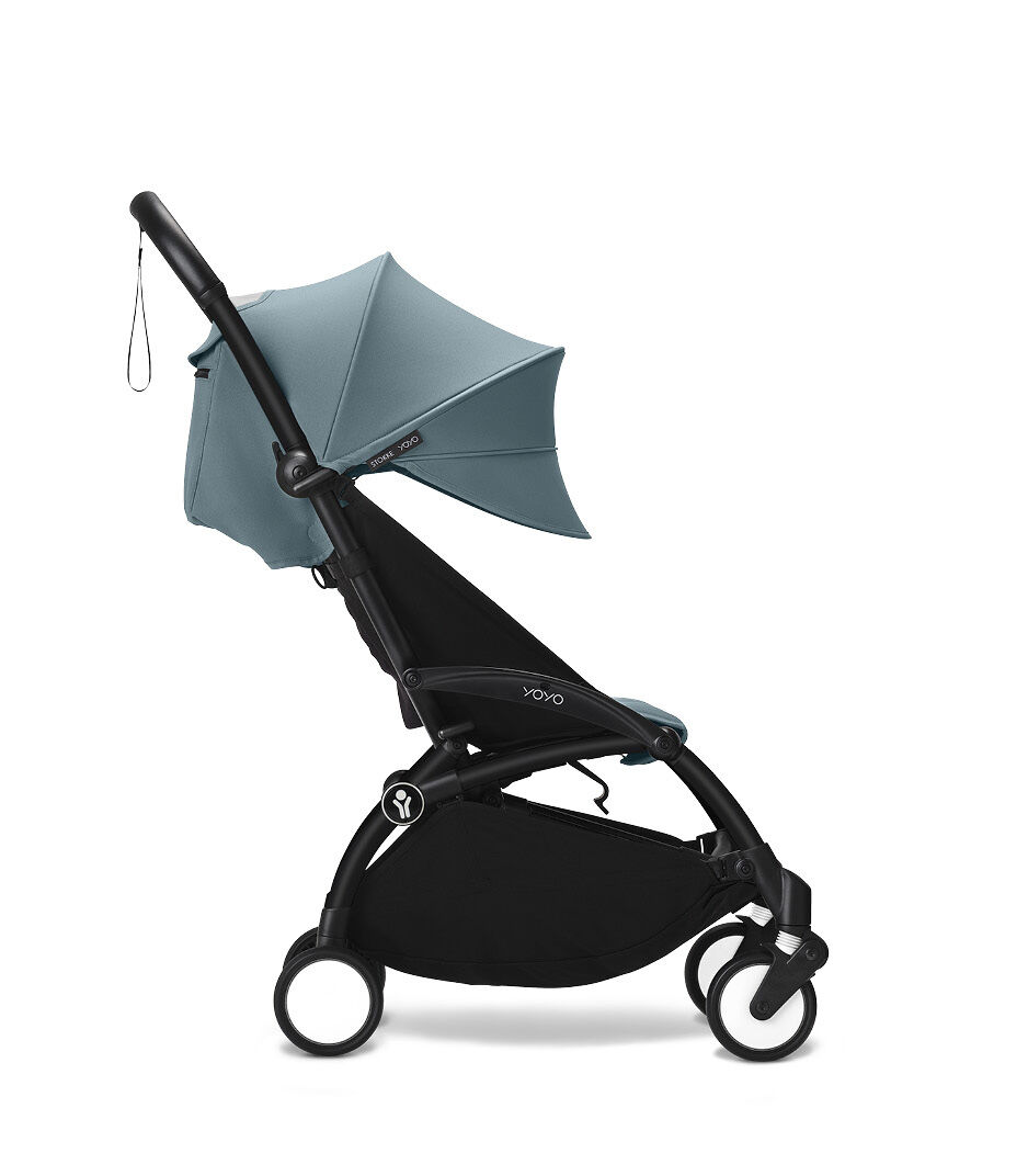 Stokke® YOYO³ stroller from 6 months, Aqua with Black Frame, mainview galery image 10